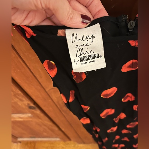 Strappy Moschino Cheap and Chic Rose Petal Dress - Picture 7 of 7